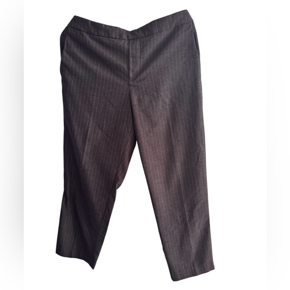 Old Navy Black Pinstripe Trousers
